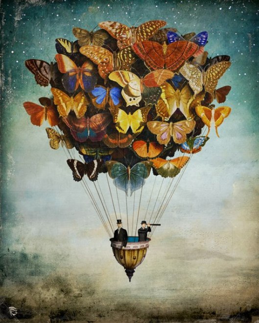 Osallisuus antaa siivet. Kuva Christian Schloe http://www.mymodernmet.com/profiles/blogs/christian-schloe-digital-art