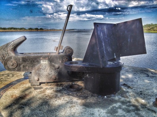 Tämä kalankaventaja löytyy Toppilan satama-alueelta Oulusta.